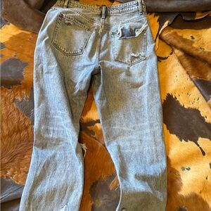 Vervet Women’s Faded Denim Jeans- Size 29 Distressed/ Wide leg